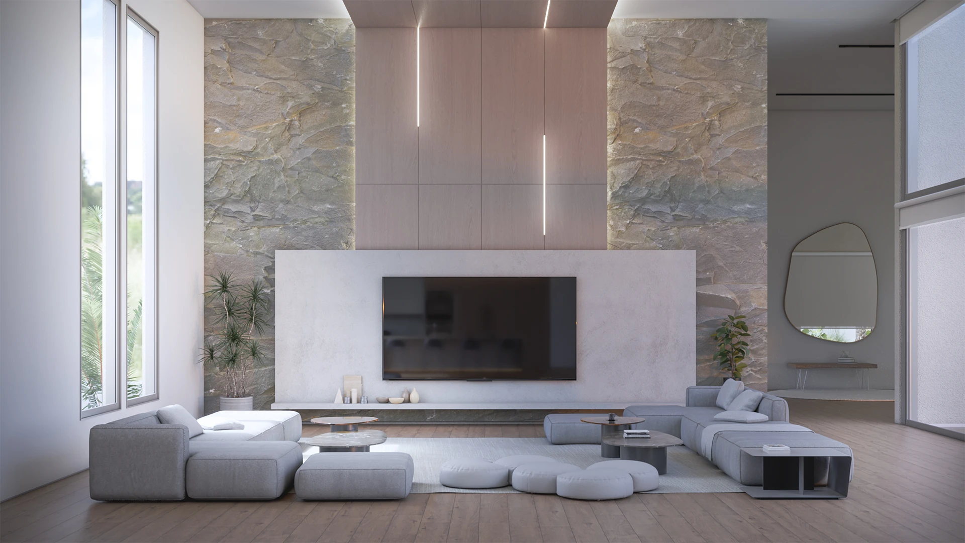 Canal House — living room, main view