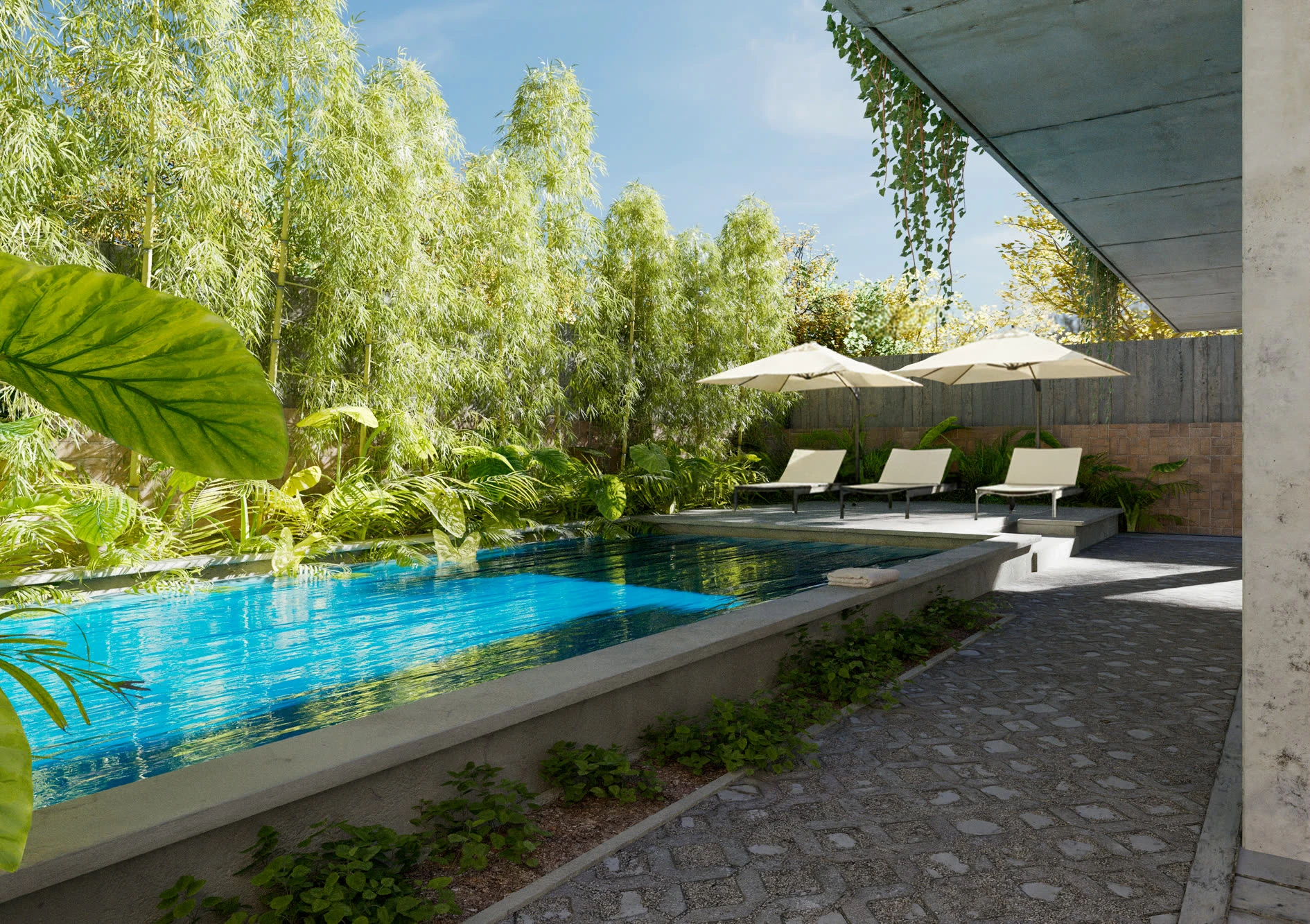 Las Piedras — pool amenity