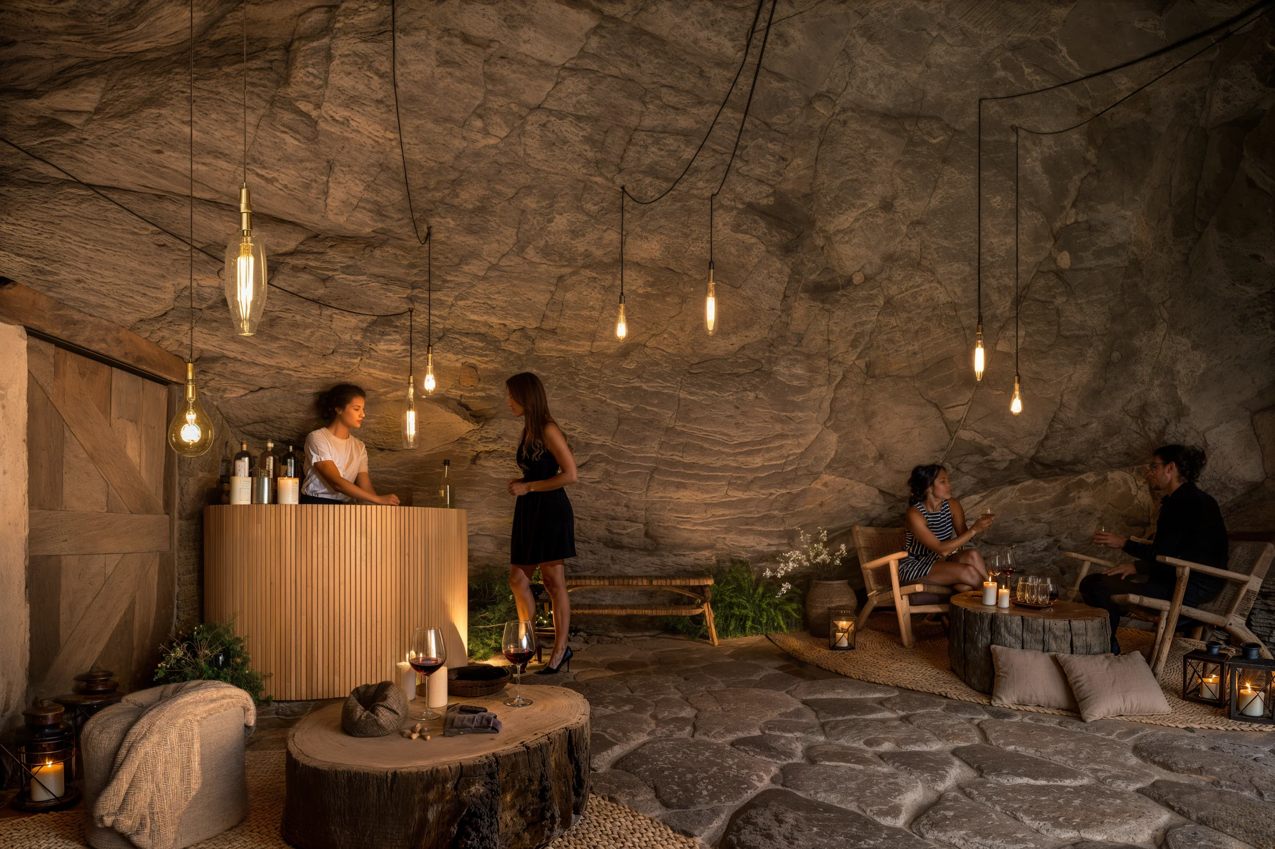 Rocca — grotto, ambience